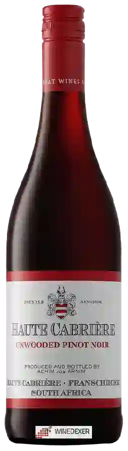 Winery Haute Cabrière - Unwooded Pinot Noir