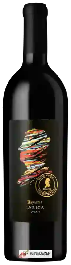 Winery Hayotzer - Lyrica Syrah Winery Hayotzer - Lyrica Syrah