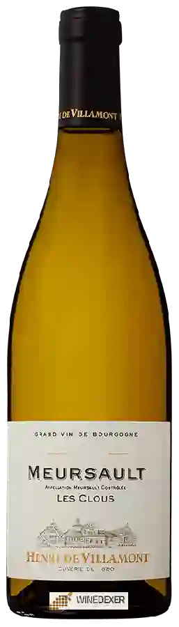 Winery Henri de Villamont - Meursault 'Les Clous'