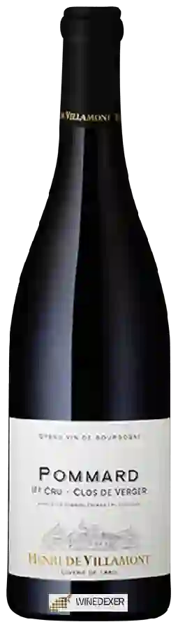 Winery Henri de Villamont - Pommard 1er Cru 'Clos de Verger'