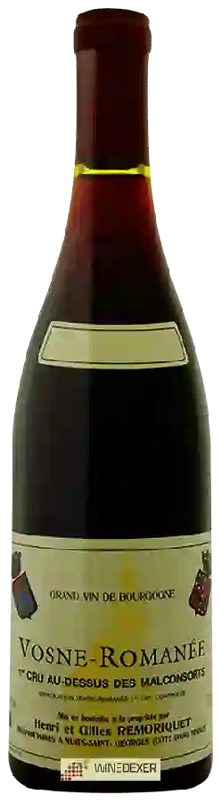Winery Remoriquet - Vosne-Romanée 1er Cru 'Au-dessus des Malconsorts'