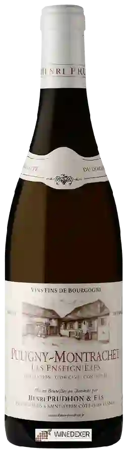 Winery Henri Prudhon & Fils - Puligny-Montrachet Les Enseignères Winery Henri Prudhon & Fils - Puligny-Montrachet Les Enseignères