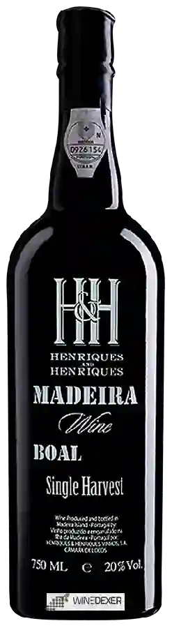 Winery Henriques & Henriques - Boal Single Harvest Madeira