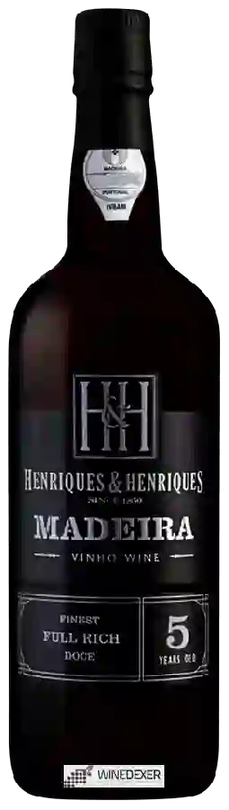 Winery Henriques & Henriques - 5 Years Old Finest Full Rich Madeira Winery Henriques & Henriques - 5 Years Old Finest Full Rich Madeira
