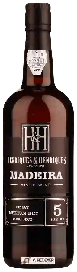 Winery Henriques & Henriques - 5 Years Old Finest Medium Dry Madeira Winery Henriques & Henriques - 5 Years Old Finest Medium Dry Madeira