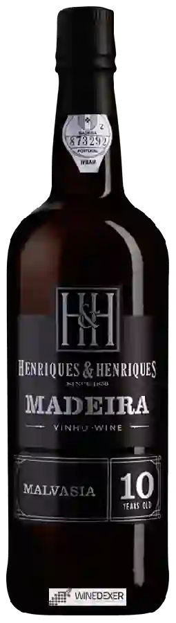 Winery Henriques & Henriques - Malvasia 10 Years Old Madeira Winery Henriques & Henriques - Malvasia 10 Years Old Madeira