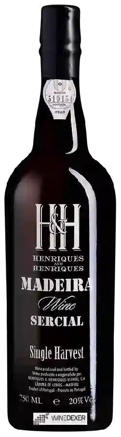 Winery Henriques & Henriques - Sercial Single Harvest Madeira Winery Henriques & Henriques - Sercial Single Harvest Madeira