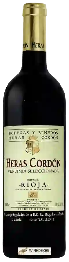 Winery Heras Cordon - Rioja Vendimia Seleccionada Winery Heras Cordon - Rioja Vendimia Seleccionada