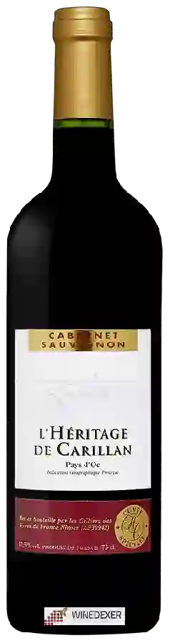 Winery L'Heritage de Carillan - Cabernet Sauvignon Winery L'Heritage de Carillan - Cabernet Sauvignon
