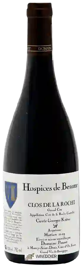 Winery Hospices de Beaune - Clos De La Roche Grand Cru Cuvée Georges Kritter