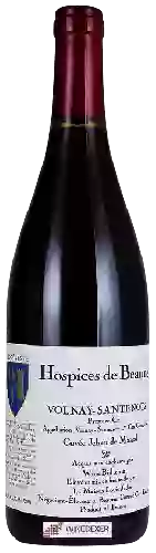 Winery Hospices de Beaune - Volnay Santenots Premier Cru Cuvée Jehan de Massol