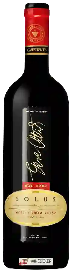 Winery Gere - Solus Merlot Winery Gere - Solus Merlot