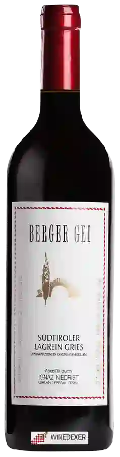 Winery Ignaz Niedrist - Berger Gei Südtiroler Lagrein Gries Riserva