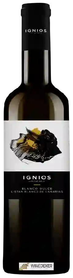 Winery Ignios Orígenes - Blanco Dulce Listán Blanco de Canarias Winery Ignios Orígenes - Blanco Dulce Listán Blanco de Canarias