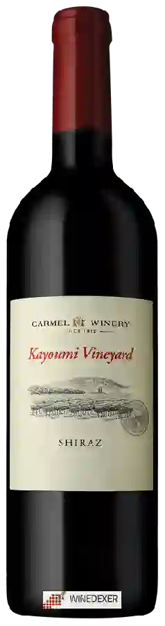 Winery Carmel (יקבי כרמל) - Kayoumi Vineyard Shiraz Winery Carmel (יקבי כרמל) - Kayoumi Vineyard Shiraz