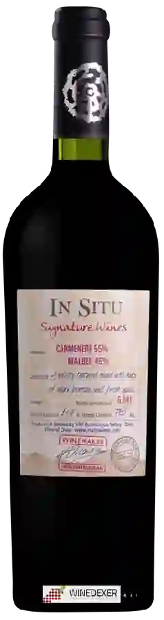 Winery In Situ - Signature Carmenère - Malbec