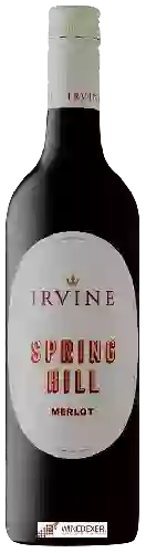 Winery Irvine - Spring Hill Merlot