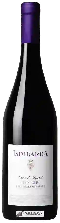 Winery Isimbarda - Vigna dei Gignti Pinot Nero dell'Oltrepo Pavese Winery Isimbarda - Vigna dei Gignti Pinot Nero dell'Oltrepo Pavese