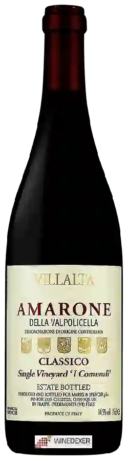 Winery Villalta - Single Vineyard I Comunali Amarone della Valpolicella Classico Winery Villalta - Single Vineyard I Comunali Amarone della Valpolicella Classico