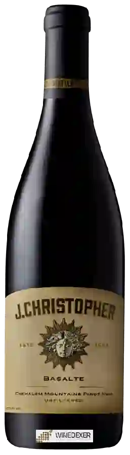 Winery J. Christopher - Basalte Unfiltered Pinot Noir