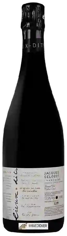 Winery Jacques Selosse - Les Carelles Blanc de Blancs Extra Brut Champagne Grand Cru 'Le Mesnil-sur-Oger' (Lieux Dits)