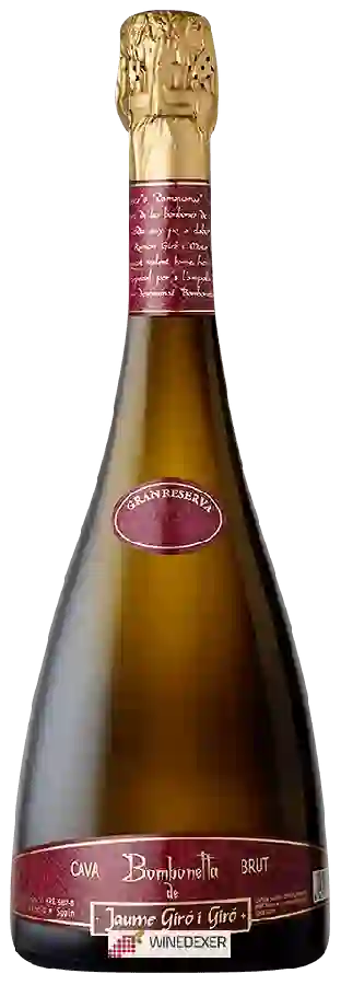 Winery Jaume Giro i Giro - Cava Bombonetta Gran Reserva Brut Winery Jaume Giro i Giro - Cava Bombonetta Gran Reserva Brut