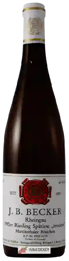 Winery J.B. Becker - Martinsthaler Rödchen Riesling Spätlese Trocken Winery J.B. Becker - Martinsthaler Rödchen Riesling Spätlese Trocken