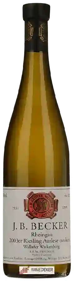 Winery J.B. Becker - Wallufer Walkenberg Riesling Auslese Trocken