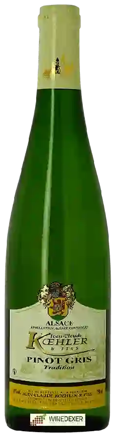 Winery Jean Claude Koehler - Tradition Pinot Gris Winery Jean Claude Koehler - Tradition Pinot Gris