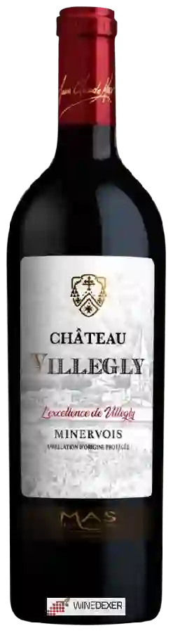 Winery Jean Claude Mas - Château Villegly L'Excellence de Villegly Minervois Winery Jean Claude Mas - Château Villegly L'Excellence de Villegly Minervois