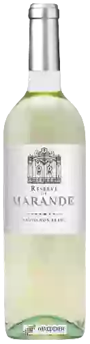 Winery Jean de Marande - Réserve de Marande Sauvignon Blanc