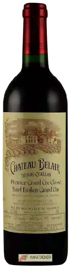 Winery Jean Dubois-Challon - Château Belair Saint-Émilion Grand Cru (Premier Grand Cru Classé) Winery Jean Dubois-Challon - Château Belair Saint-Émilion Grand Cru (Premier Grand Cru Classé)