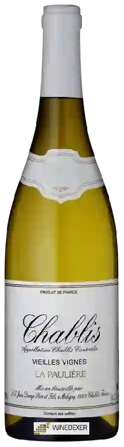 Winery Jean Durup - La Paulière Vieilles Vigne Chablis