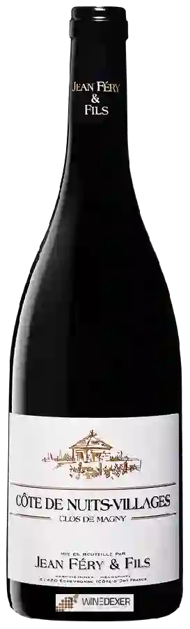 Winery Jean Féry & Fils - Côte de Nuits Villages 'Clos de Magny' Winery Jean Féry & Fils - Côte de Nuits Villages 'Clos de Magny'