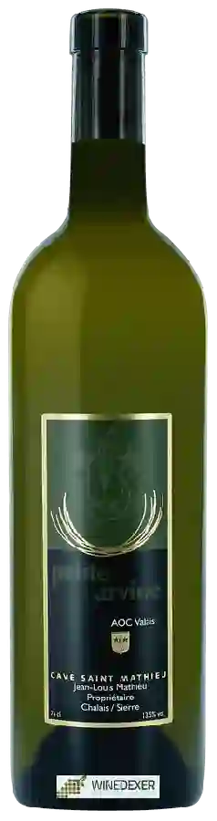 Cave Saint-Mathieu - Petite Arvine Cave Saint-Mathieu - Petite Arvine