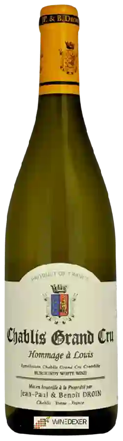 Winery Jean-Paul & Benoit Droin - Chablis Grand Cru 'Hommage a Louis’