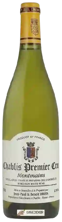 Winery Jean-Paul & Benoit Droin - Chablis Premier Cru 'Montmains'