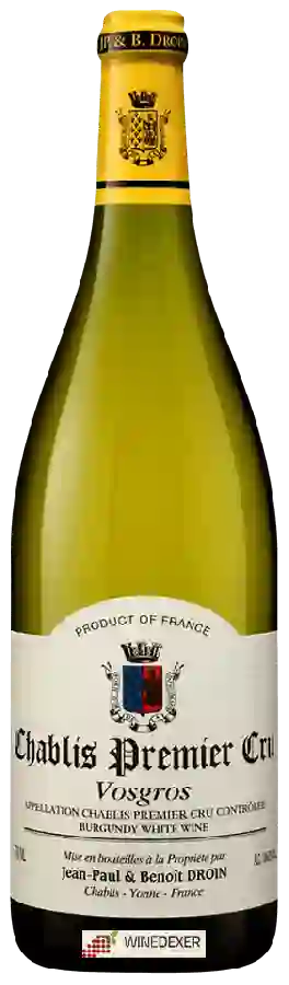Winery Jean-Paul & Benoit Droin - Chablis Premier Cru Vosgros Winery Jean-Paul & Benoit Droin - Chablis Premier Cru Vosgros