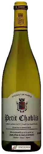 Winery Jean-Paul & Benoit Droin - Petit Chablis