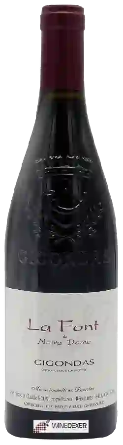 Winery Jean-Pierre et Claude Roux - La Font de Notre Dame Gigondas Winery Jean-Pierre et Claude Roux - La Font de Notre Dame Gigondas