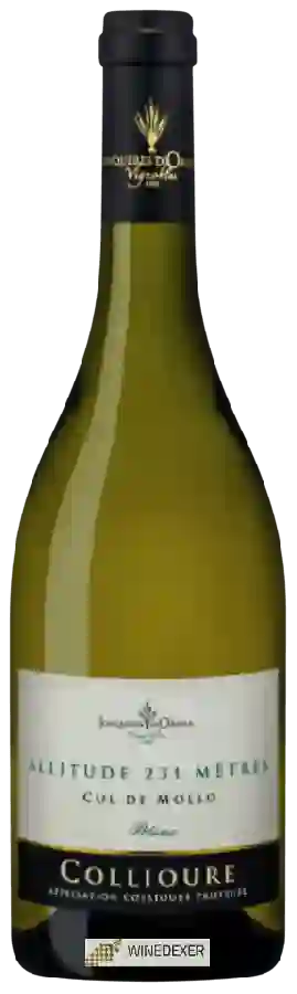 Vignobles Jonqueres d'Oriola - Collioure Altitude 231 Méters Blanc