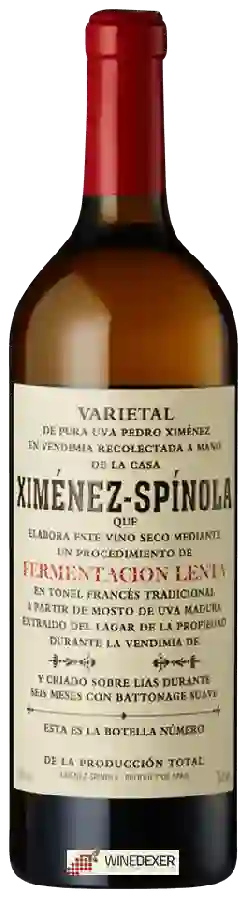 Bodegas Ximénez-Spínola - Varietal Fermentacion Lenta Bodegas Ximénez-Spínola - Varietal Fermentacion Lenta