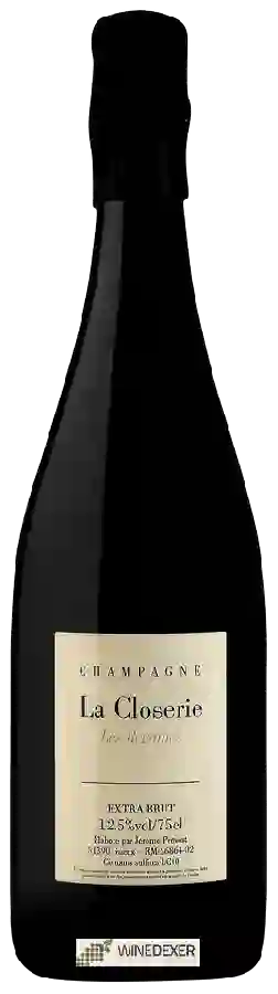 Winery Jérôme Prévost - La Closerie Les Béguines Extra Brut Champagne