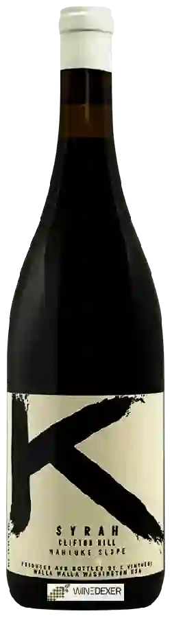 Winery K Vintners - Clifton Syrah