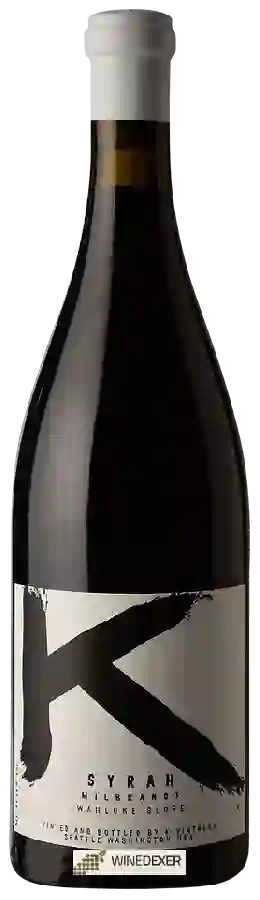 Winery K Vintners - Milbrandt Syrah Winery K Vintners - Milbrandt Syrah