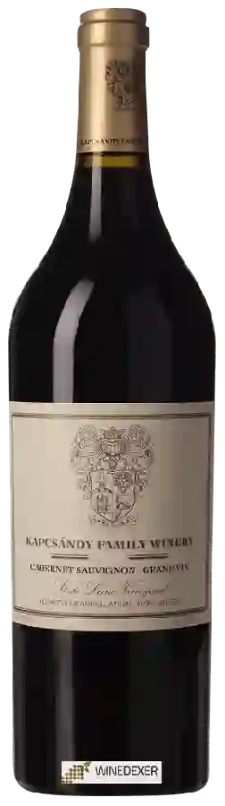 Winery Kapcsandy - State Lane Vineyard Cabernet Sauvignon Grand-Vin Winery Kapcsandy - State Lane Vineyard Cabernet Sauvignon Grand-Vin