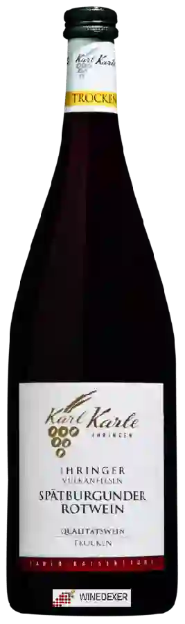 Winery Karl Karle - Ihringer Vulkanfelsen Spätburgunder Rotwein Trocken Winery Karl Karle - Ihringer Vulkanfelsen Spätburgunder Rotwein Trocken