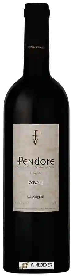 Winery Kavaklıdere - Pendore Syrah Winery Kavaklıdere - Pendore Syrah
