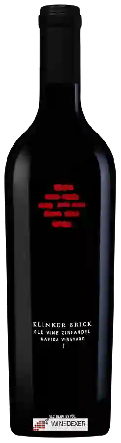 Winery Klinker Brick - Marisa Vineyard Old Vine Zinfandel