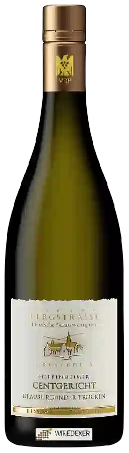 Winery Kloster Eberbach - Domäne Bergstrasse Crescentia Heppenheimer Centgericht Grauburgunder Trocken Winery Kloster Eberbach - Domäne Bergstrasse Crescentia Heppenheimer Centgericht Grauburgunder Trocken
